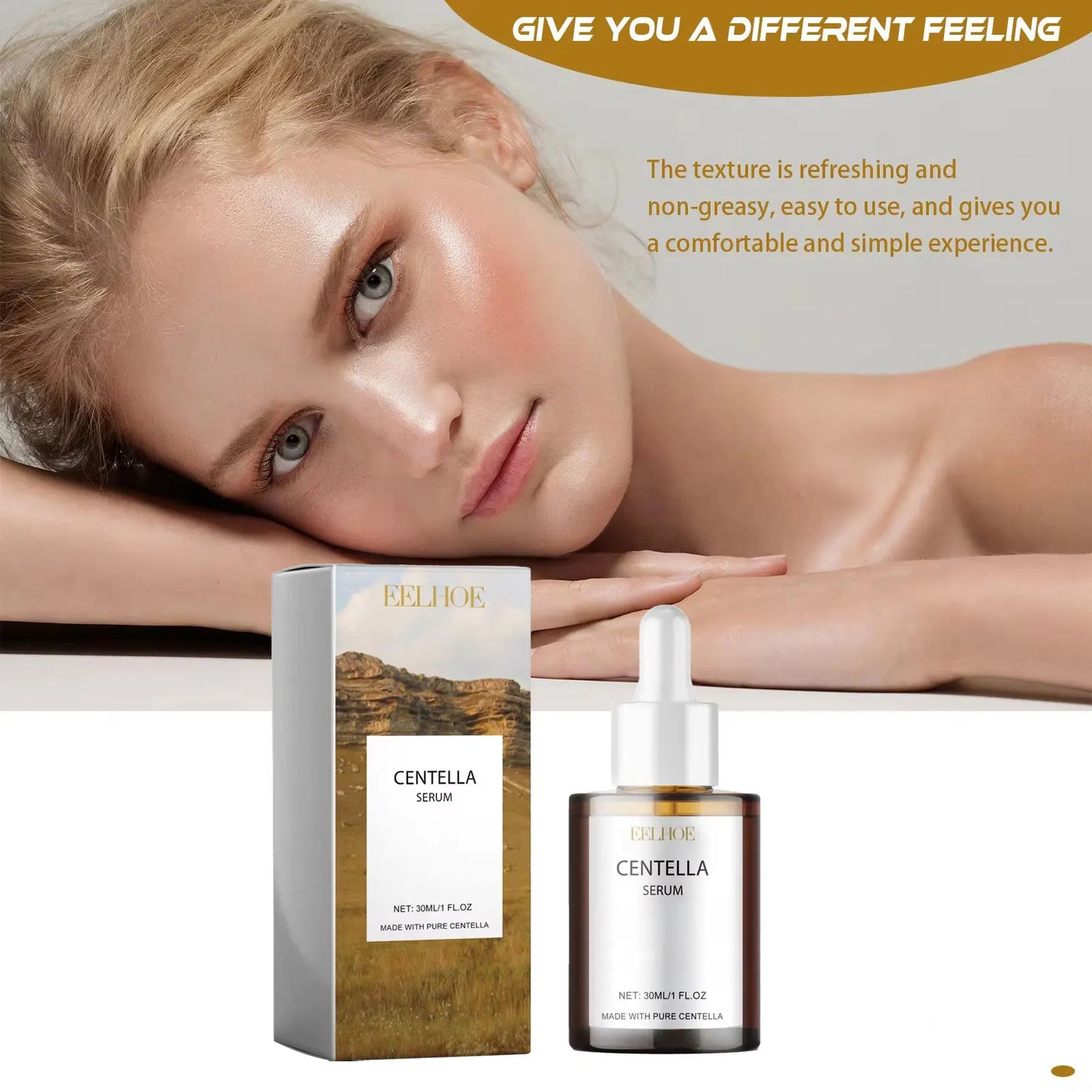 Centella Asiatica Serum for Deep Hydration & Smooth Skin