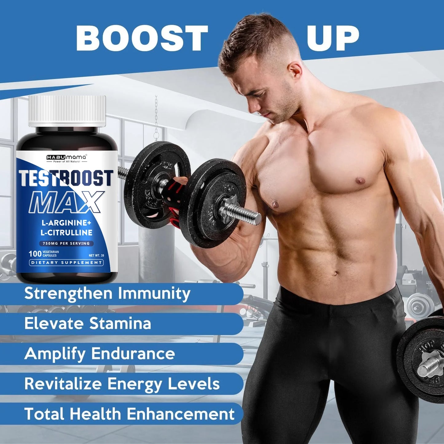 Men’s Vitality Tablets for Energy, Strength & Performance