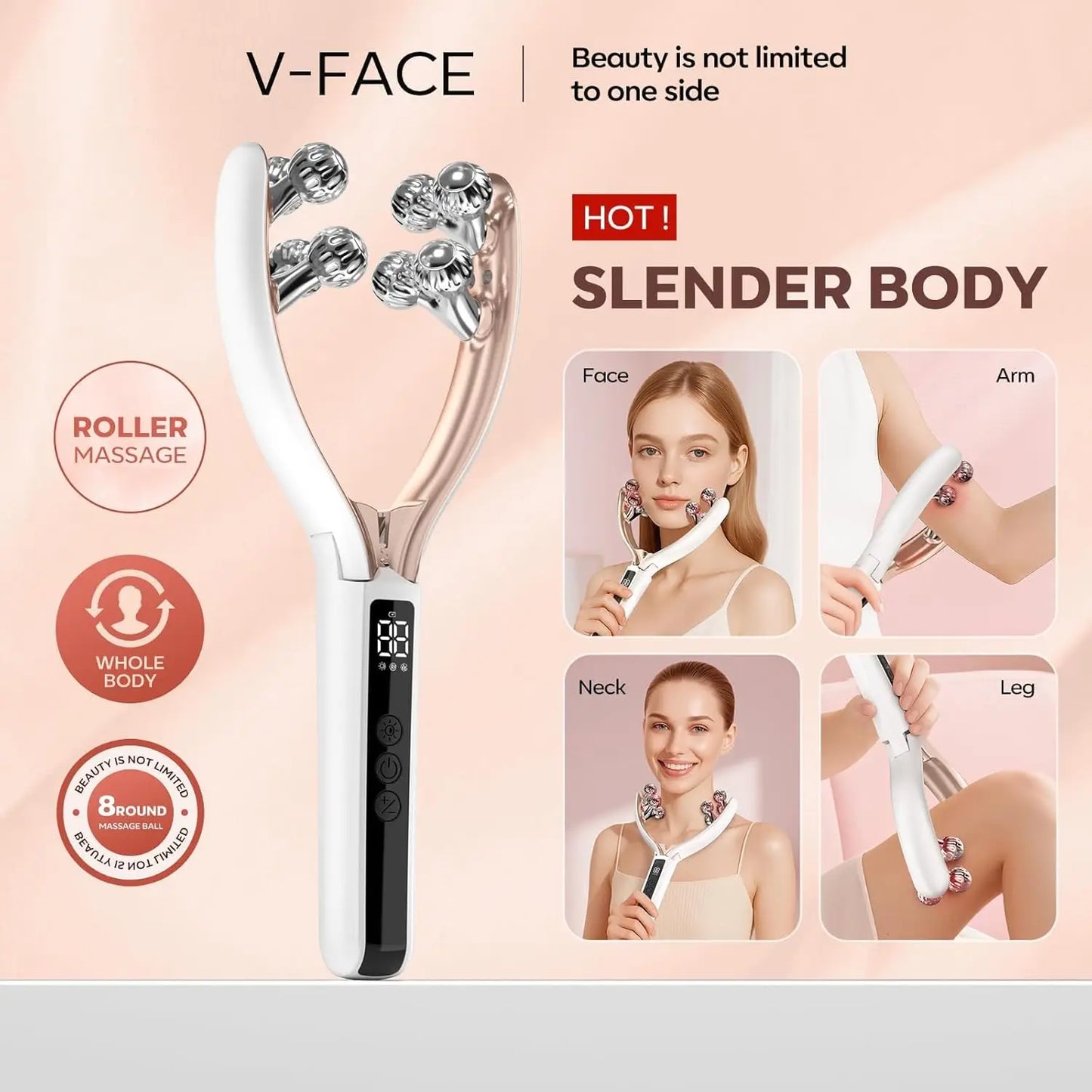 FaceSculpt™ EMS Beauty Roller 💖⚡ Lift Your V-Line (2026 Model)