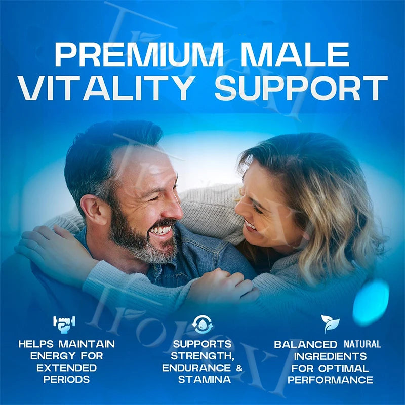 Natural Oyster & Ginseng Capsules for Energy and Vitality
