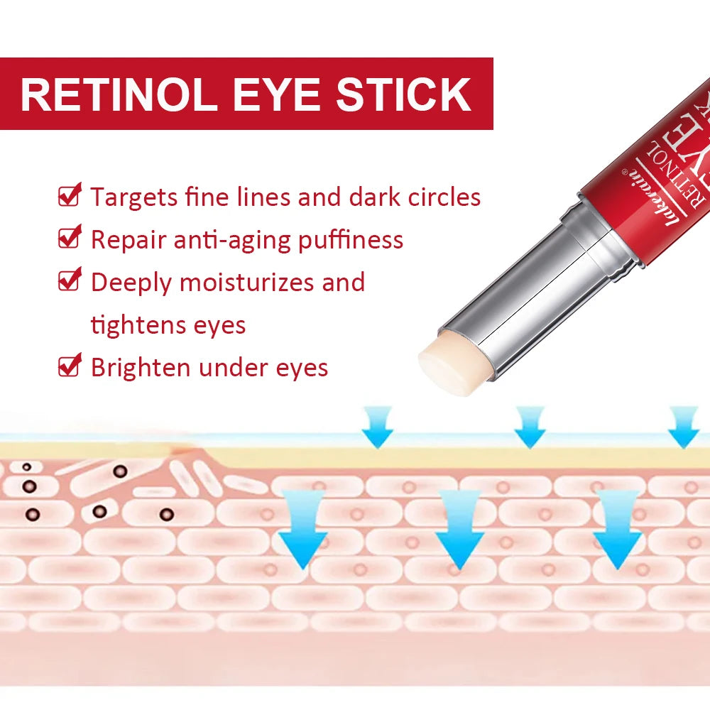 Retinol Eye Treatment Stick - Brightening & Firming Serum for Dark Circles