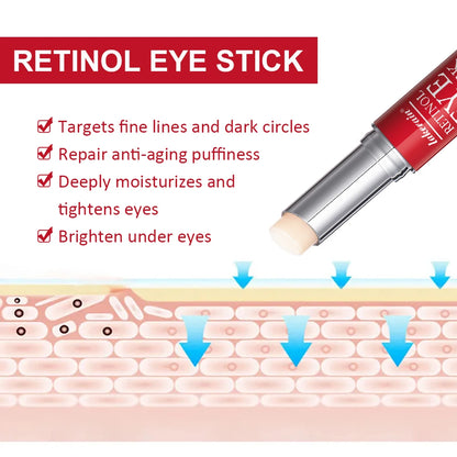 Retinol Eye Treatment Stick - Brightening & Firming Serum for Dark Circles