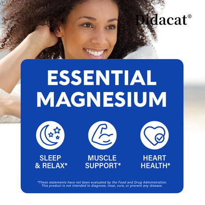 Magnesium Citrate Capsules for Muscle, Nerve & Bone Support