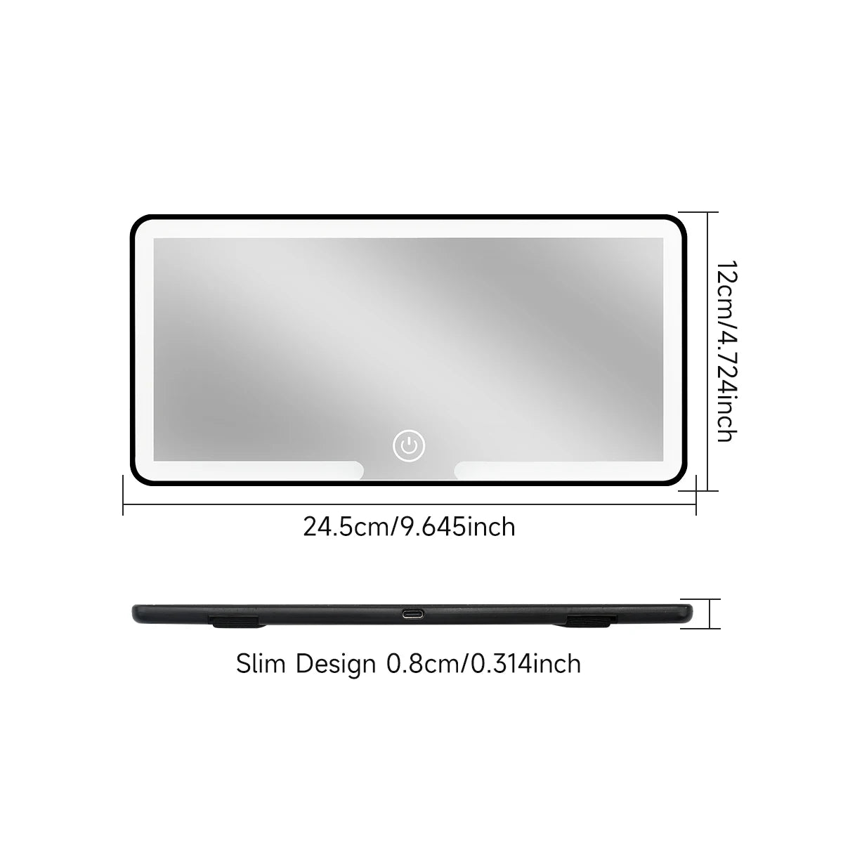 GlowVisor™ LED Makeup Mirror 🚗💡 Flawless Anywhere