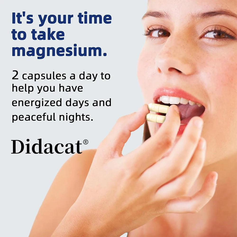 Magnesium Citrate Capsules for Muscle, Nerve & Bone Support