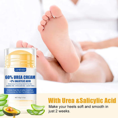 Urea Foot Cream Stick for Dry Cracked Heels & Softening