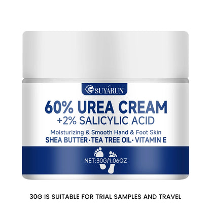 60% Urea Foot Cream for Cracked Heels & Dry Skin Repair