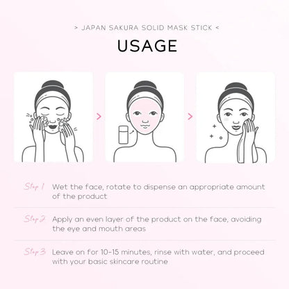 Sakura Cleansing Mask Stick - Pore Cleaner & Blackhead Remover
