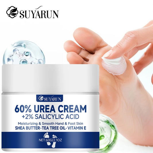 60% Urea Foot Cream for Cracked Heels & Dry Skin Repair