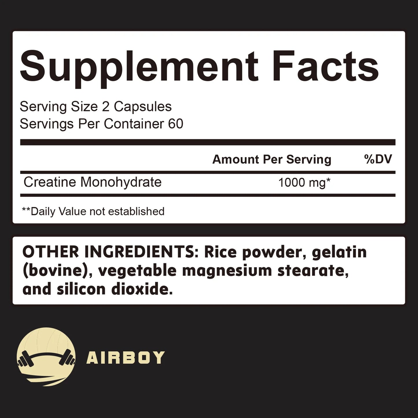 Micronized Creatine Capsules for Muscle Strength & Endurance