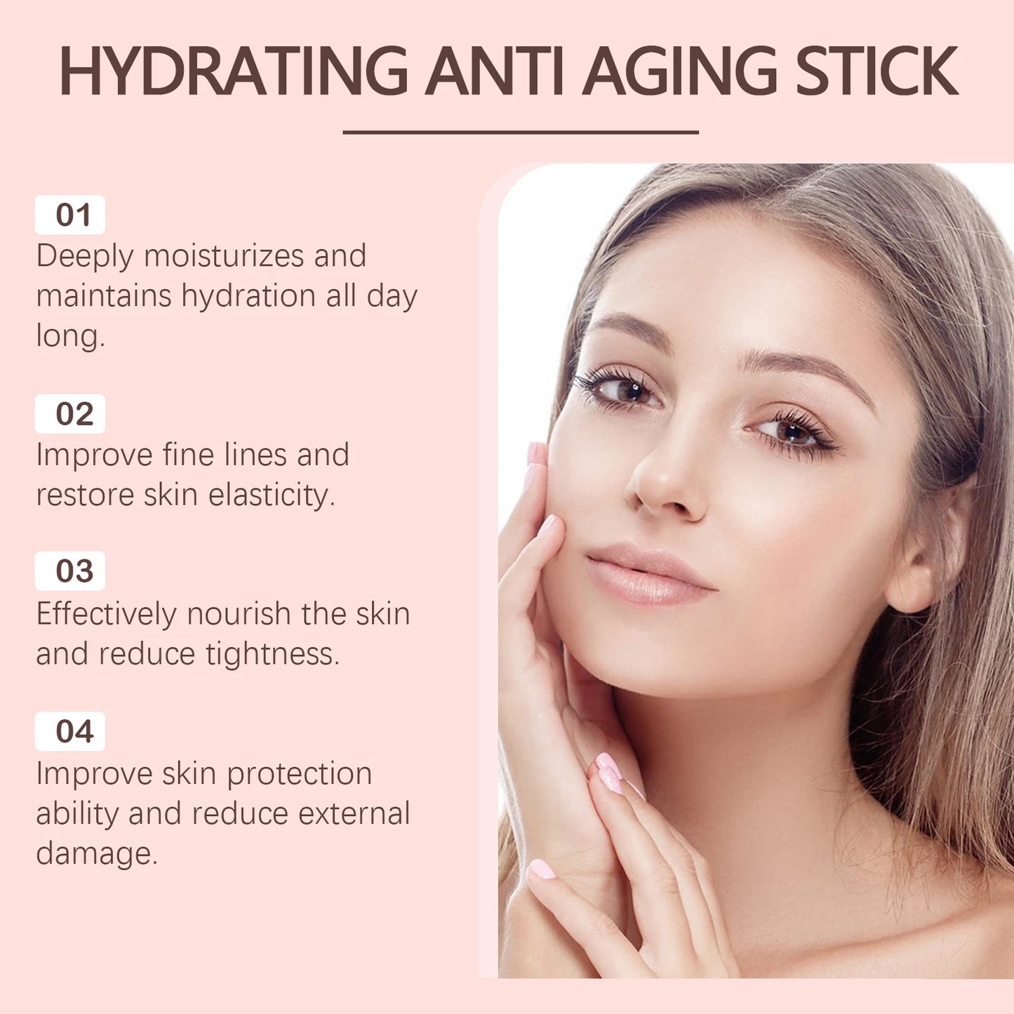 Collagen Moisturizing Balm Stick for Firm, Hydrated Skin
