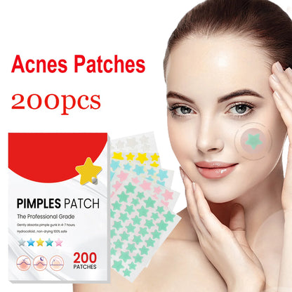 Colorful Star Acne Patches for Pimple Care and Protection