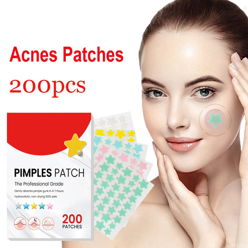 Colorful Star Acne Patches for Pimple Care and Protection