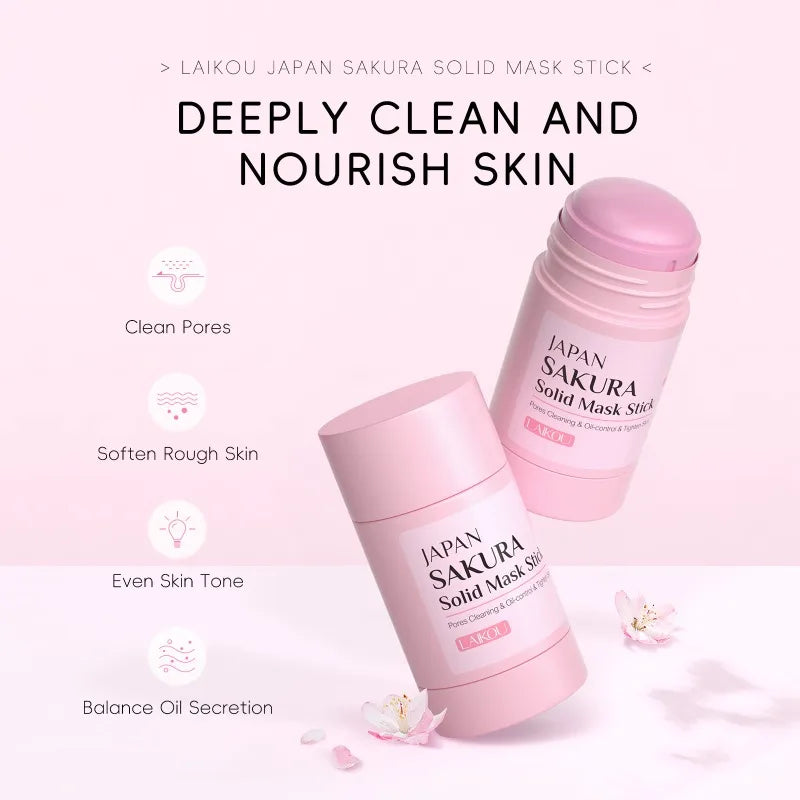Sakura Cleansing Mask Stick - Pore Cleaner & Blackhead Remover