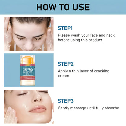 Retinol & Collagen Face and Neck Stick for Firm Hydrated Skin