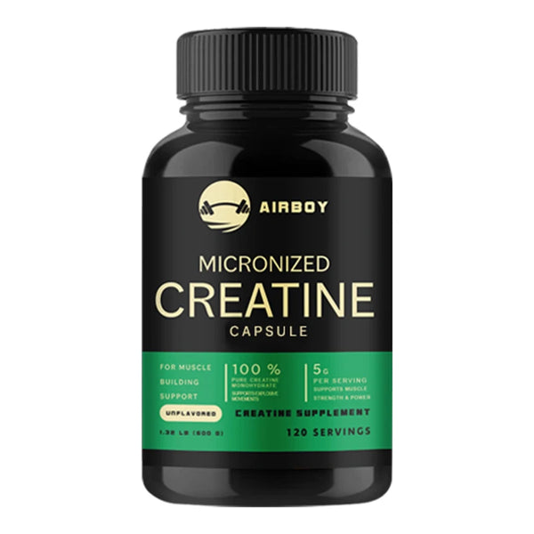 Micronized Creatine Capsules for Muscle Strength & Endurance